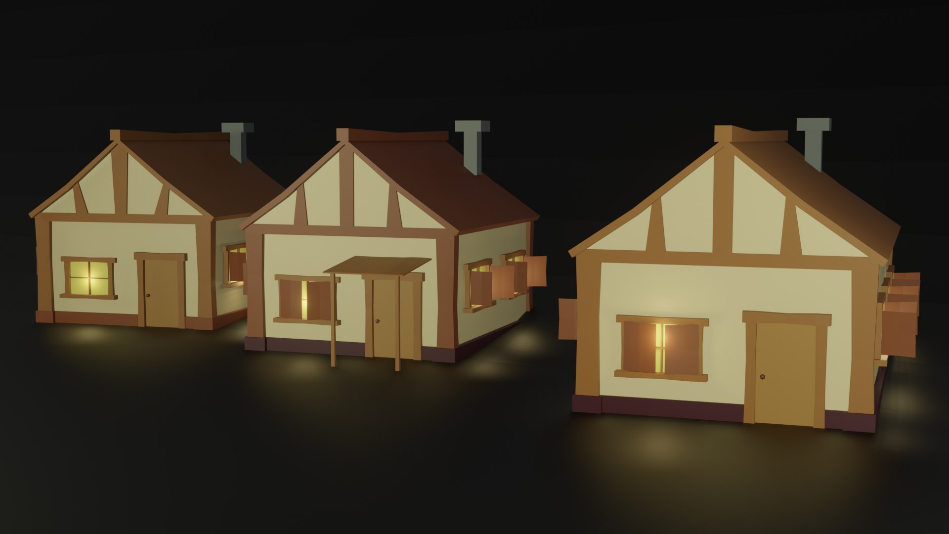 Low Poly Game Ready History Village Low-poly 3D Model 3D - TurboSquid ...