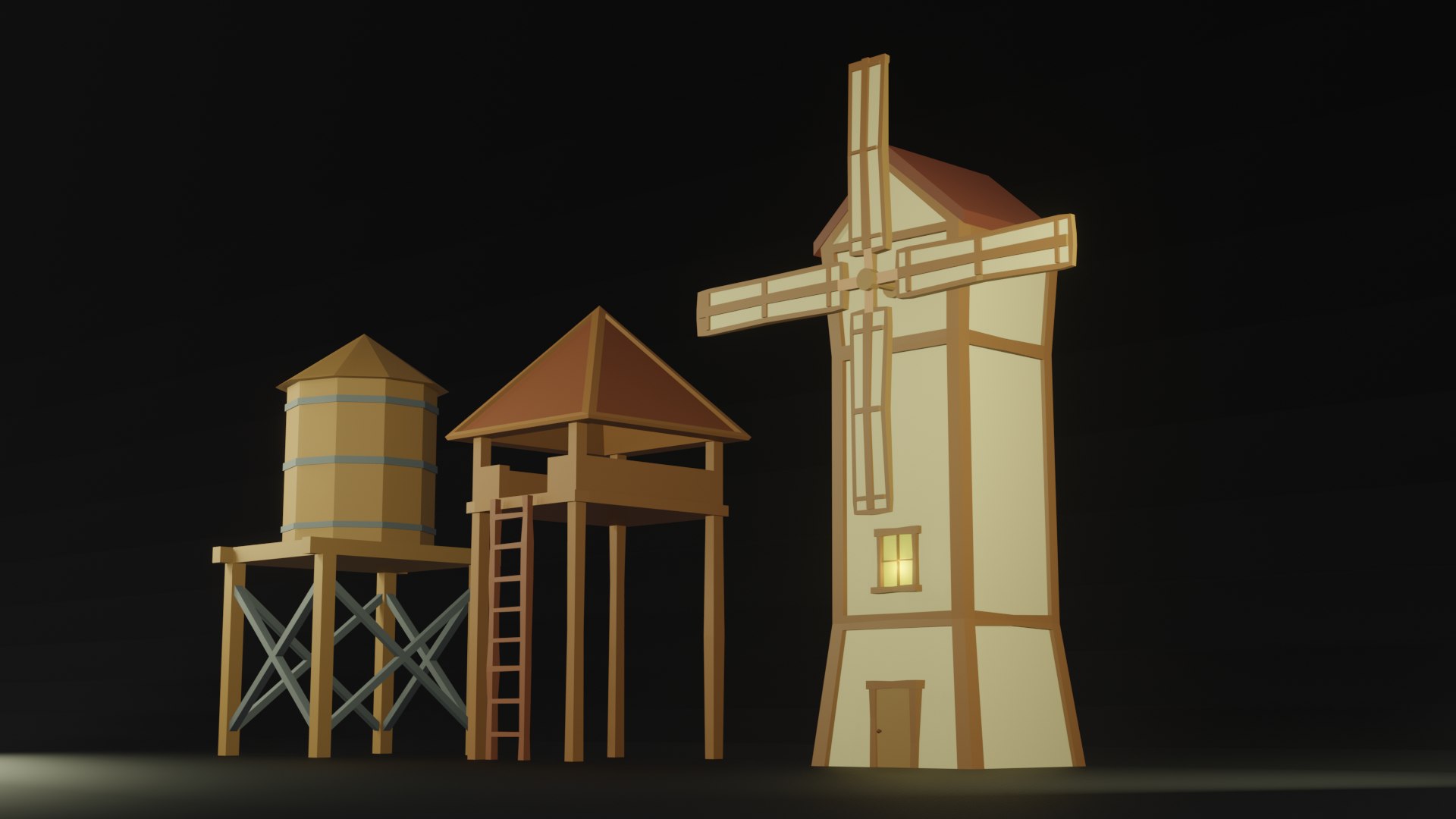 Low Poly Game Ready History Village Low-poly 3D Model 3D - TurboSquid ...