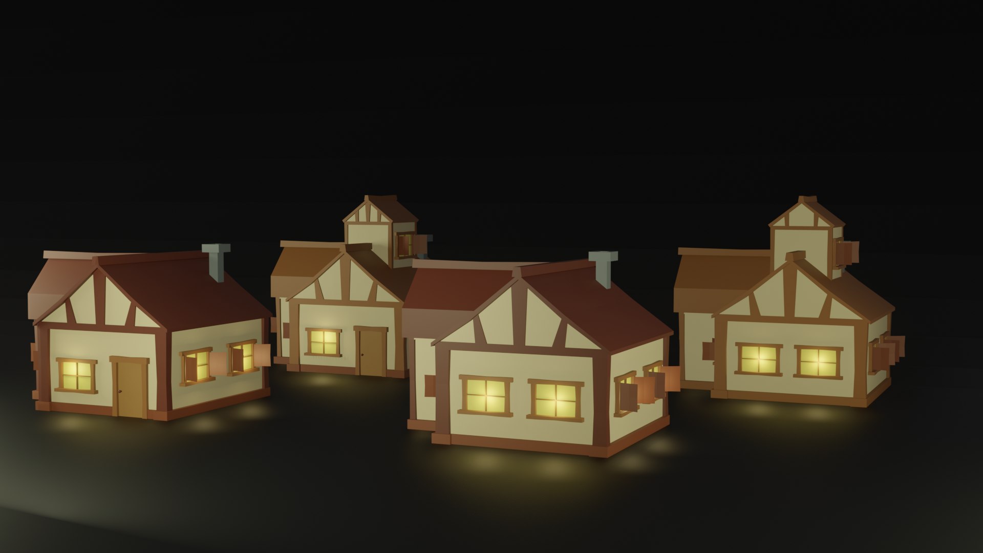 Low Poly Game Ready History Village Low-poly 3D Model 3D - TurboSquid ...