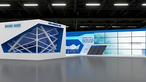 3D 3D Model Exhibition Booth