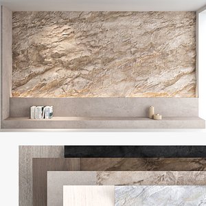 3D Decorative wall panel set 61