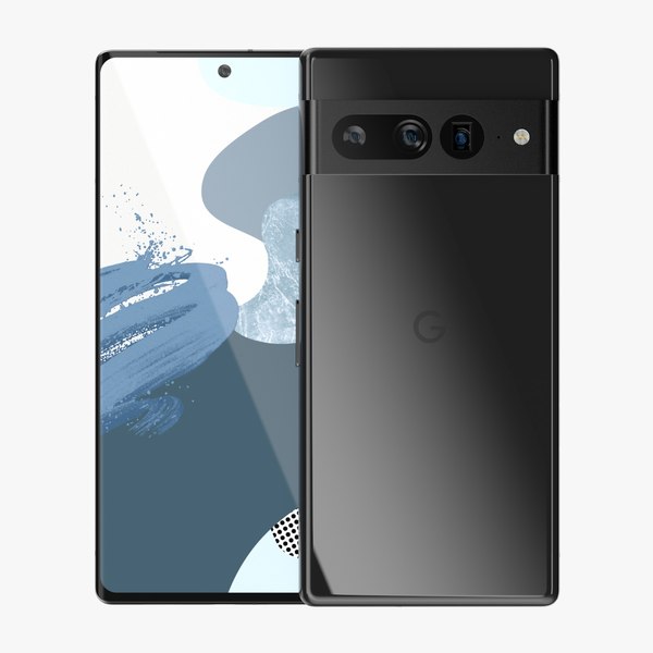 3D Google Pixel 7 Pro Black