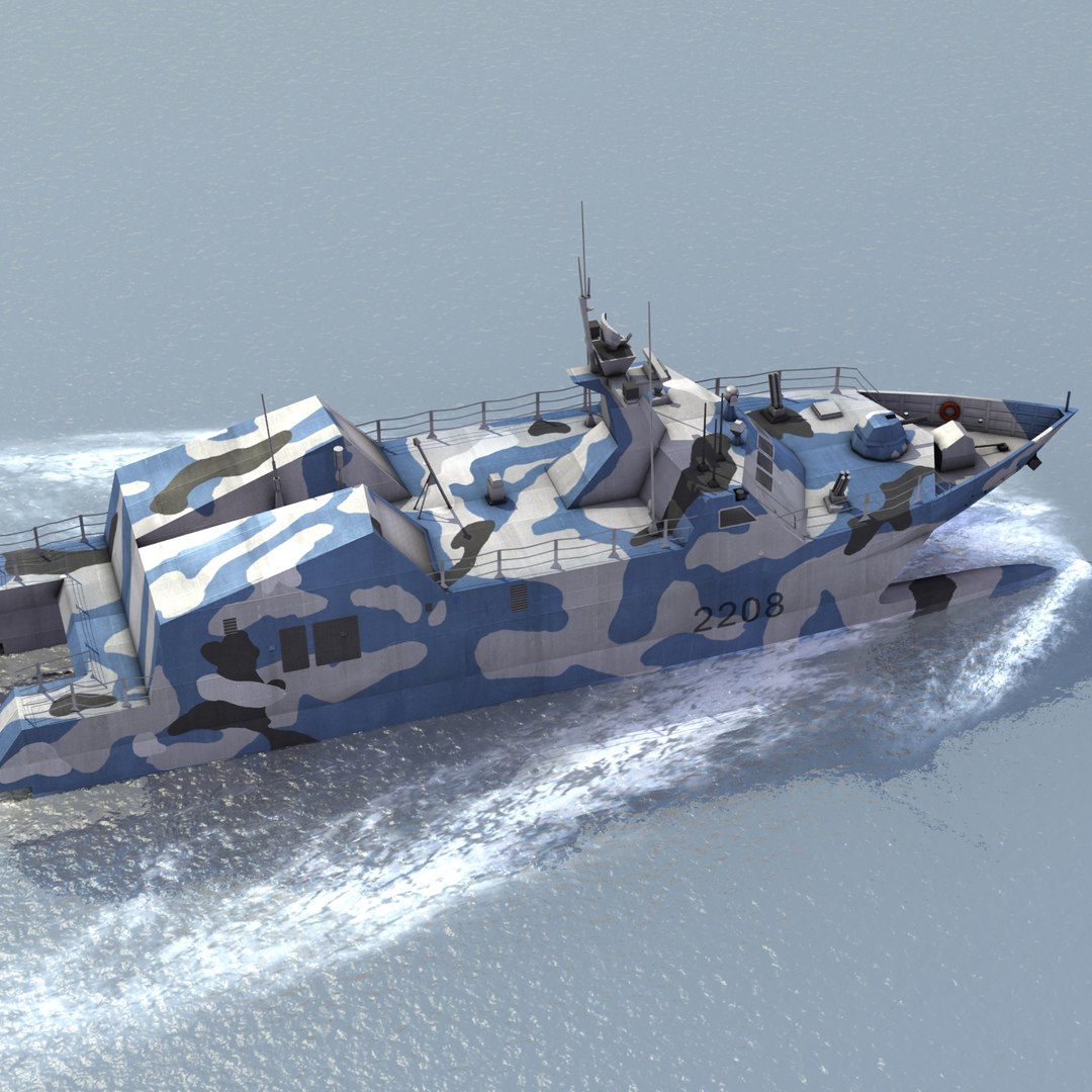 Chinese Navy Houbei Type022 3d 3ds