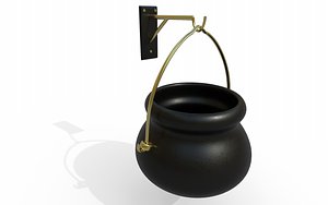 3D model hanging cauldron