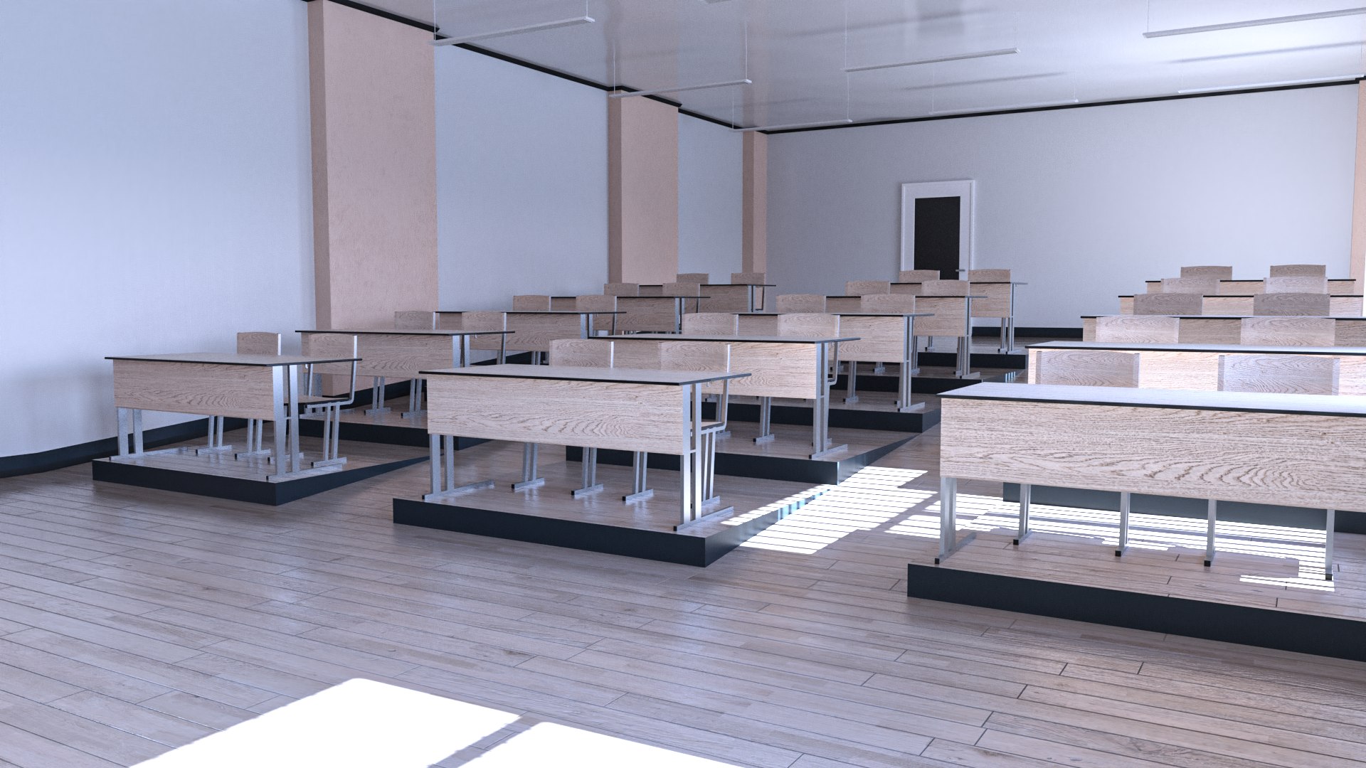 3D School Classroom Room Model - TurboSquid 1480014