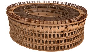 3D model Roman Colosseum