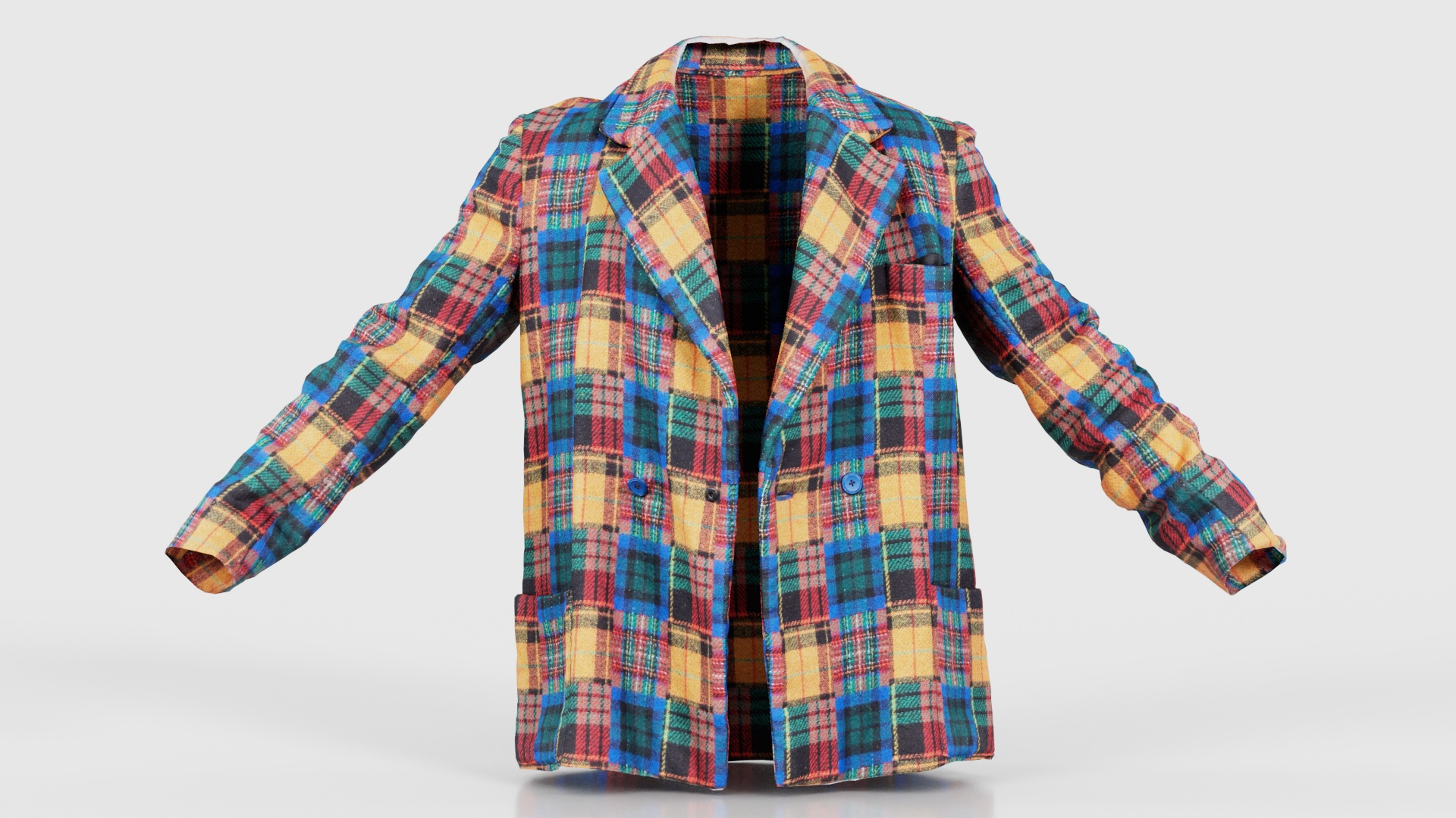 Clown Jacket Open Remastered 3D - TurboSquid 2360195