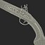 Steinschlosspistole 3D-Modell