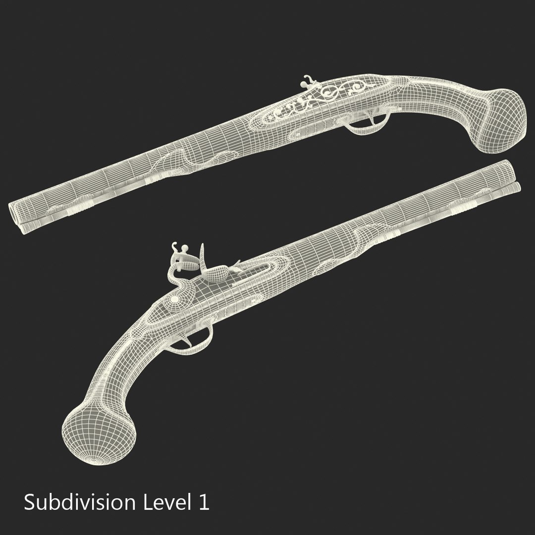 3ds flintlock pistol modeled https://p.turbosquid.com/ts-thumb/3U/eL8rwC/MkH2aGCT/flintlockpistol3dmodel20/jpg/1434615934/1920x1080/fit_q87/286232643c9c6d0e2df52996fbcf895bd146fe70/flintlockpistol3dmodel20.jpg