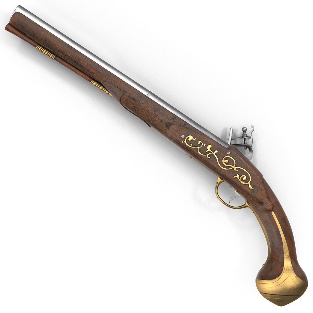 3ds flintlock pistol modeled https://p.turbosquid.com/ts-thumb/3U/eL8rwC/vlrel51n/flintlockpistol3dmodel13/jpg/1434615934/1920x1080/fit_q87/9b5285595edfb714d0edadc5c5efbd1ab77f810e/flintlockpistol3dmodel13.jpg