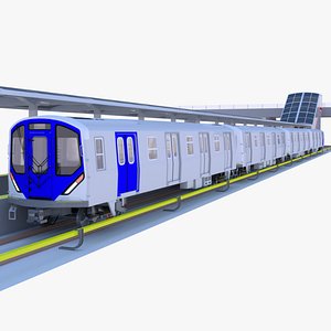 NYC subway station II 3D model