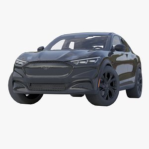 Ford Mustang Mach-E 2021 lowpoly