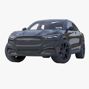 Ford Mustang Mach-E 2021 lowpoly