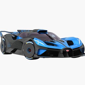 3D model Bugatti Bolide 2021