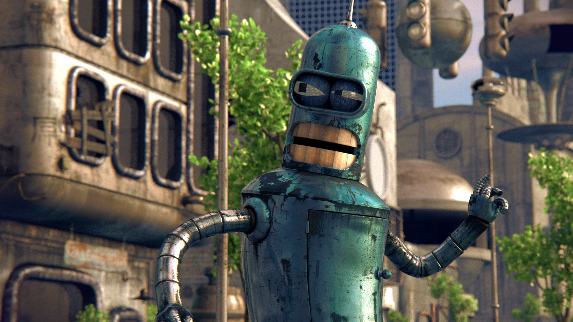 rigged bender 3d model