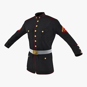 3D marine corps parade jacket