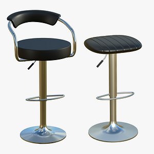 3D Stool Chair V101 model