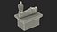 Древний жрец оплакивает алтарь с саркофагом