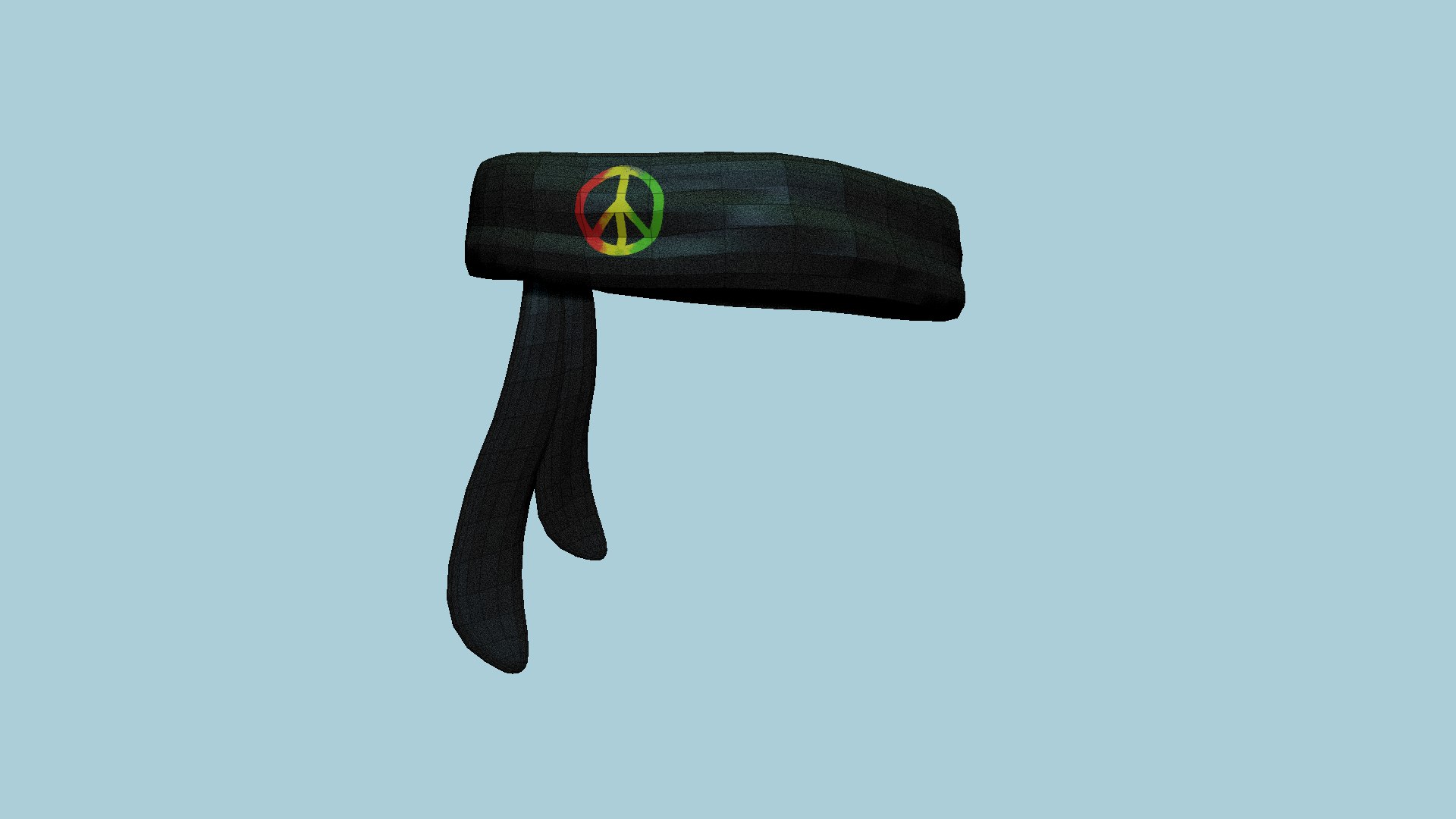 Reggae Peace Bandana - Character Costume 3D Model - TurboSquid 1715231