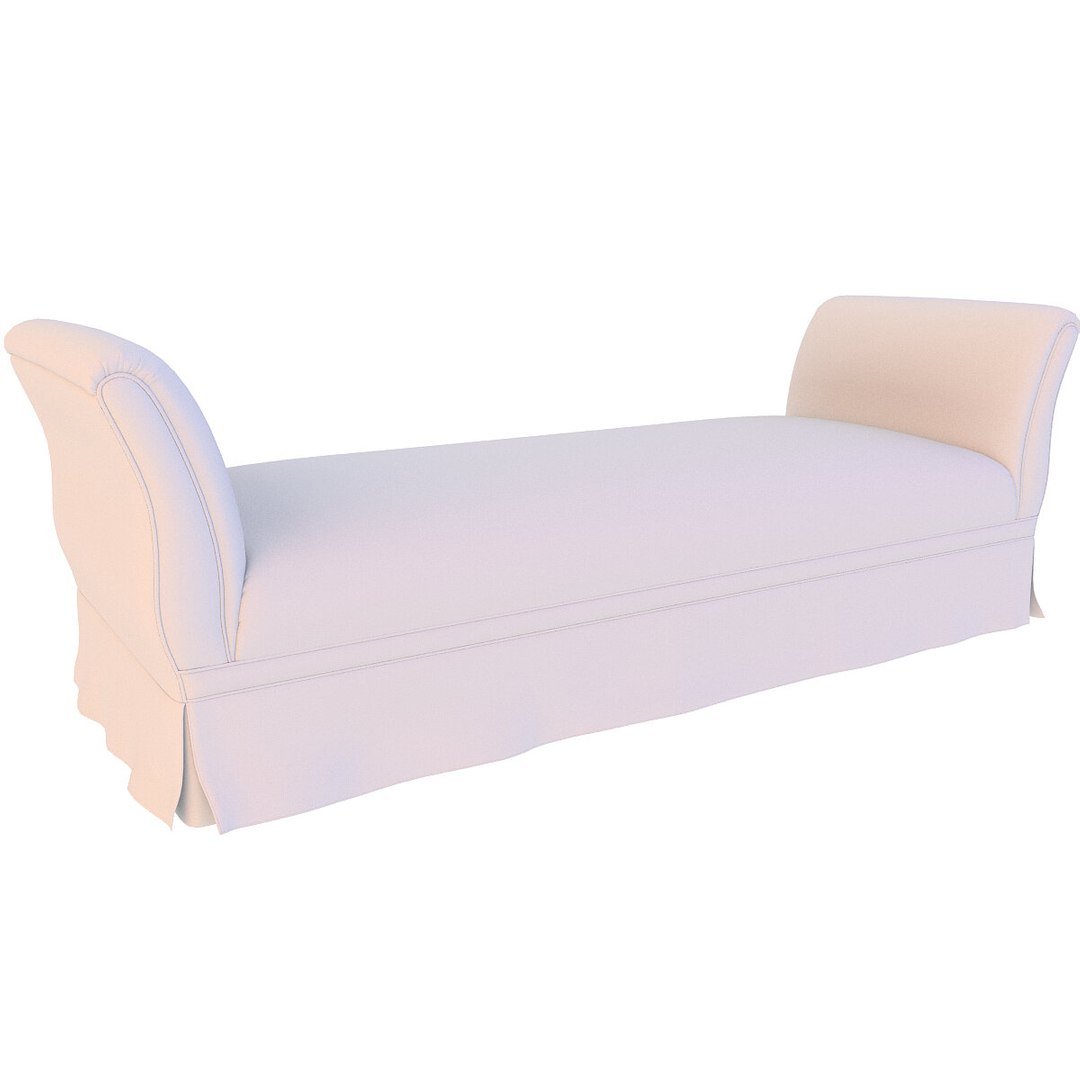 Chaise Longue Bench 233 3D model TurboSquid 1912562