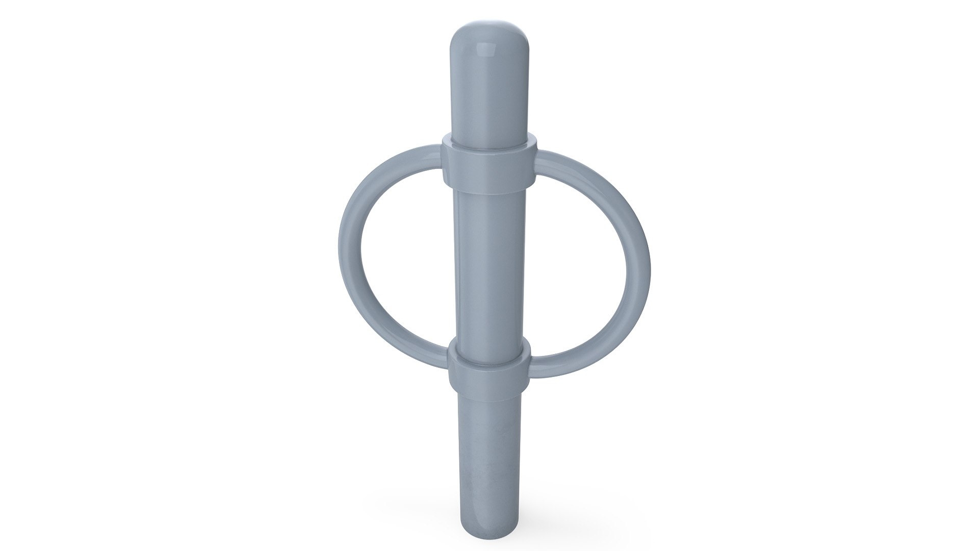 Bicycle Street Rack Grey 3D model preview