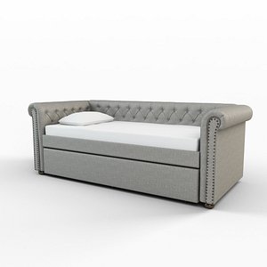 3d dwg bed carthusia daybed