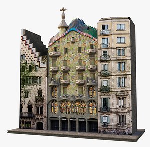 3D model Casa Batllo