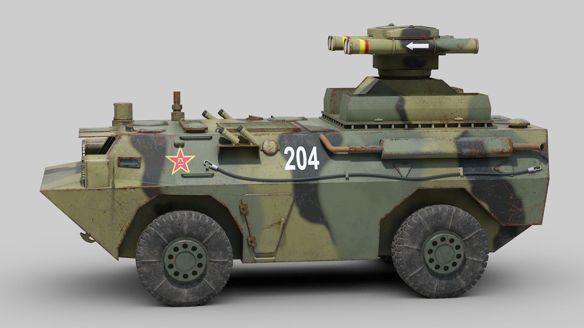 AFT 9 Antitank System 3D Model - TurboSquid 2347536