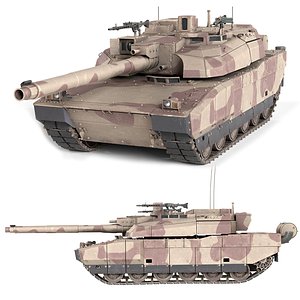 Leclerc AMX 56 Tank 3D model