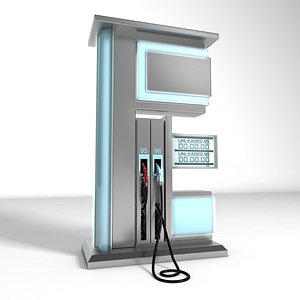 Gas pump station