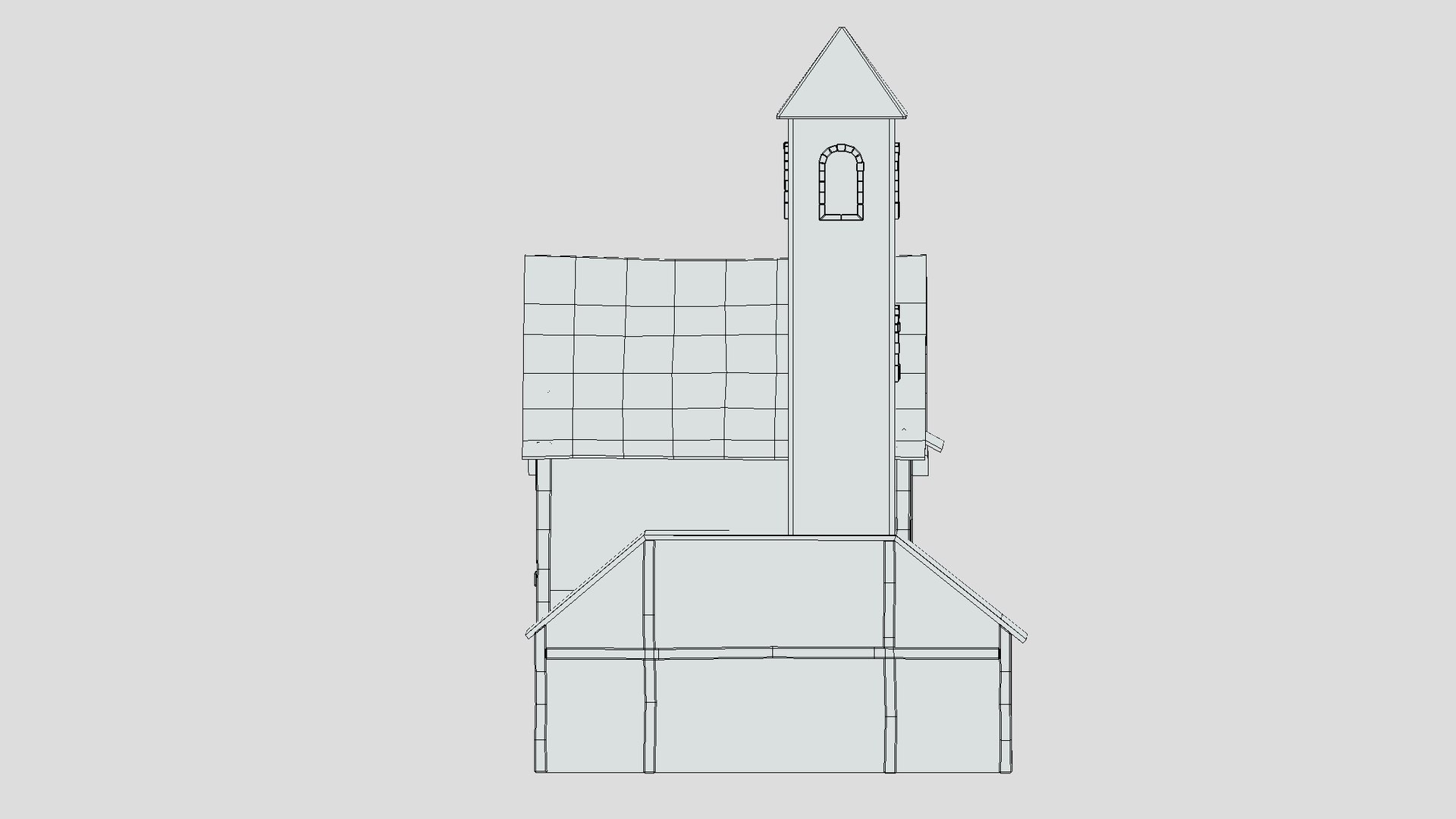 Medieval Building 03 Low Poly PBR Realistic 3D - TurboSquid 1973780