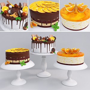 Orange cake collection 5 model