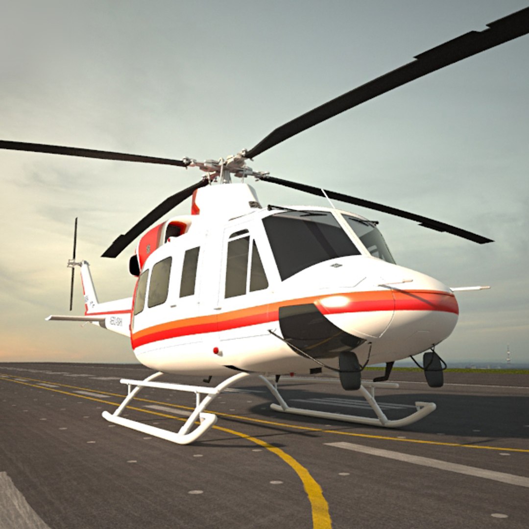 3D Bell 412 Model - TurboSquid 1393508