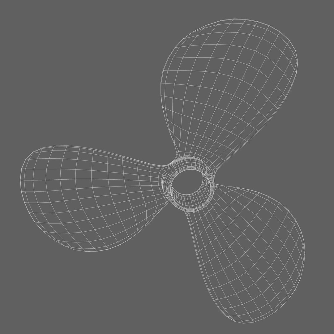 Propeller 3 Blades 3d Model