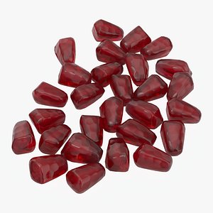 Ripe pomegranate seeds
