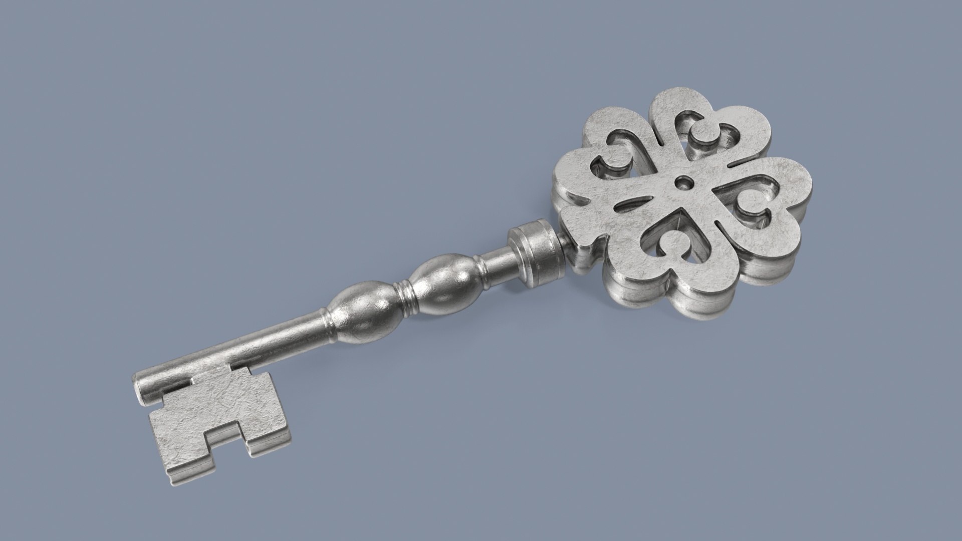 Key Silver 04 Model - TurboSquid 2004722