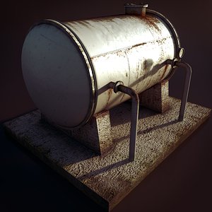 High Pressure Tank (game ready and Renders)