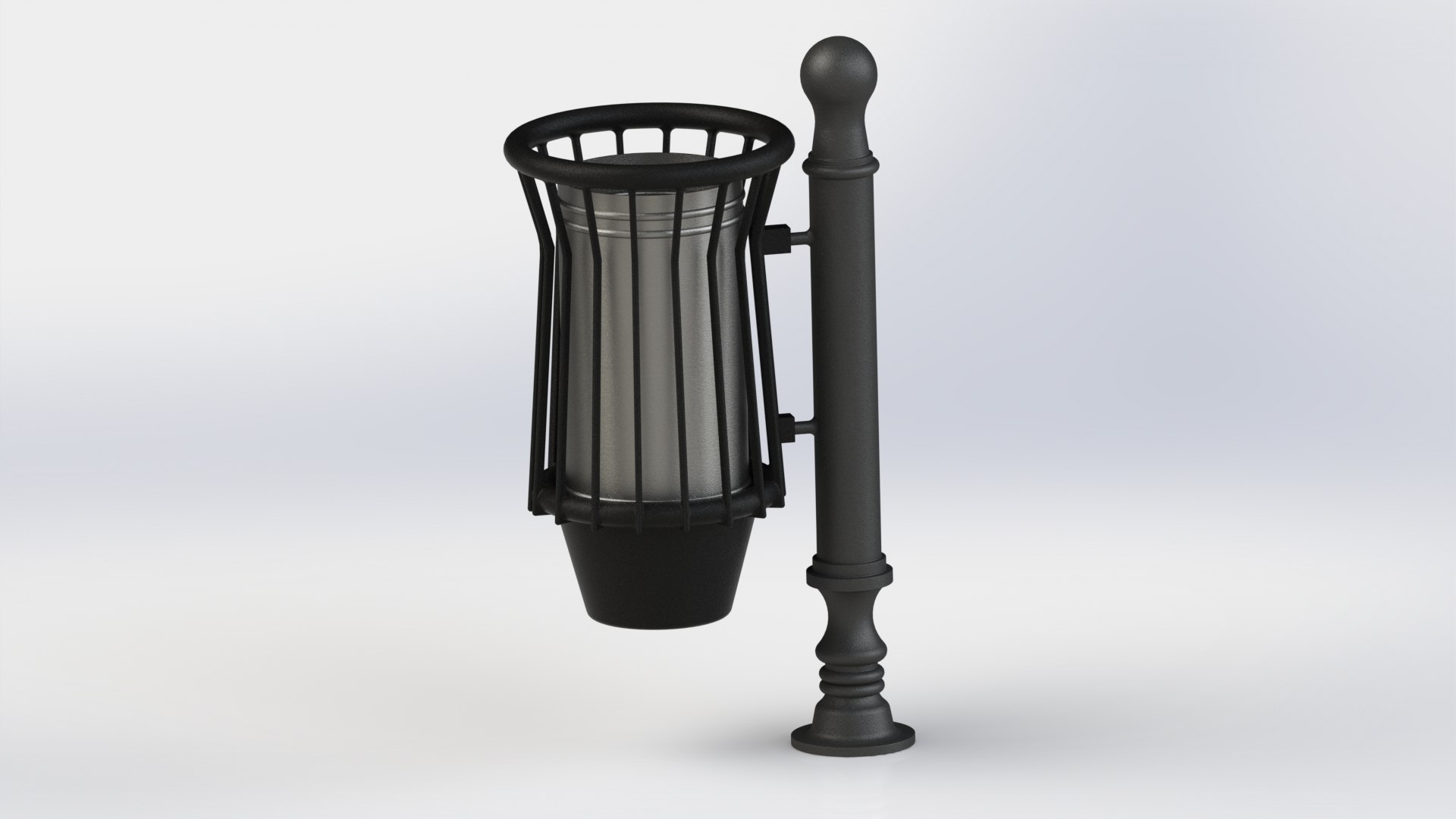 3D Full-Scale Trash Bin - TurboSquid 2268989