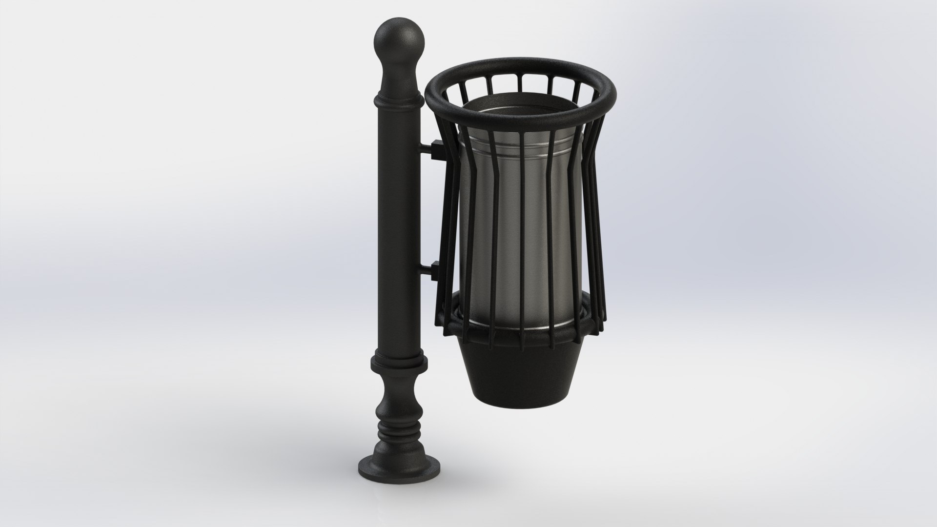 3D Full-Scale Trash Bin - TurboSquid 2268989