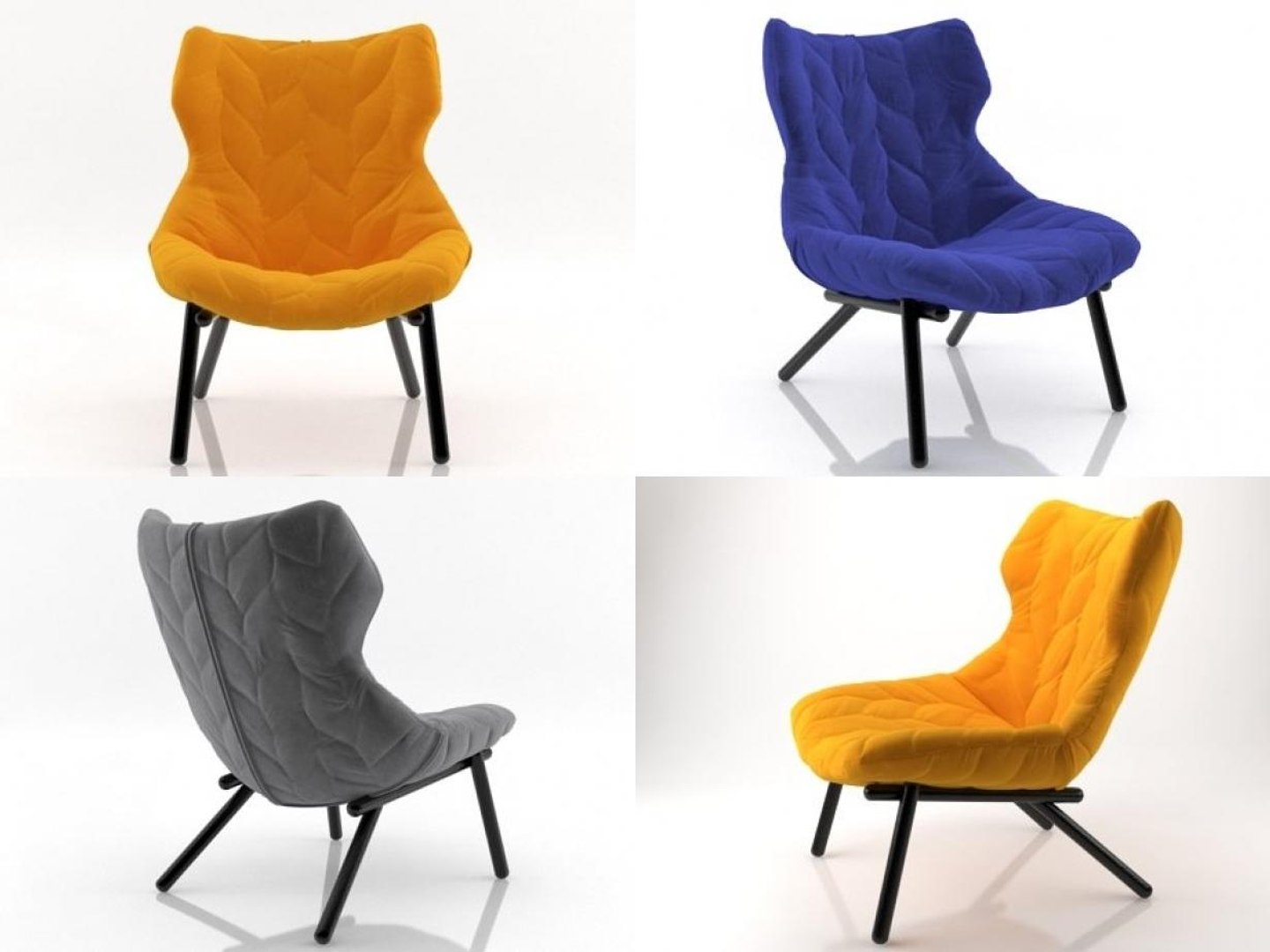 Foliage chair kartell model TurboSquid 1176180