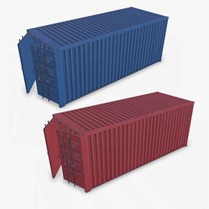 Cargo Container Low-poly PBR
