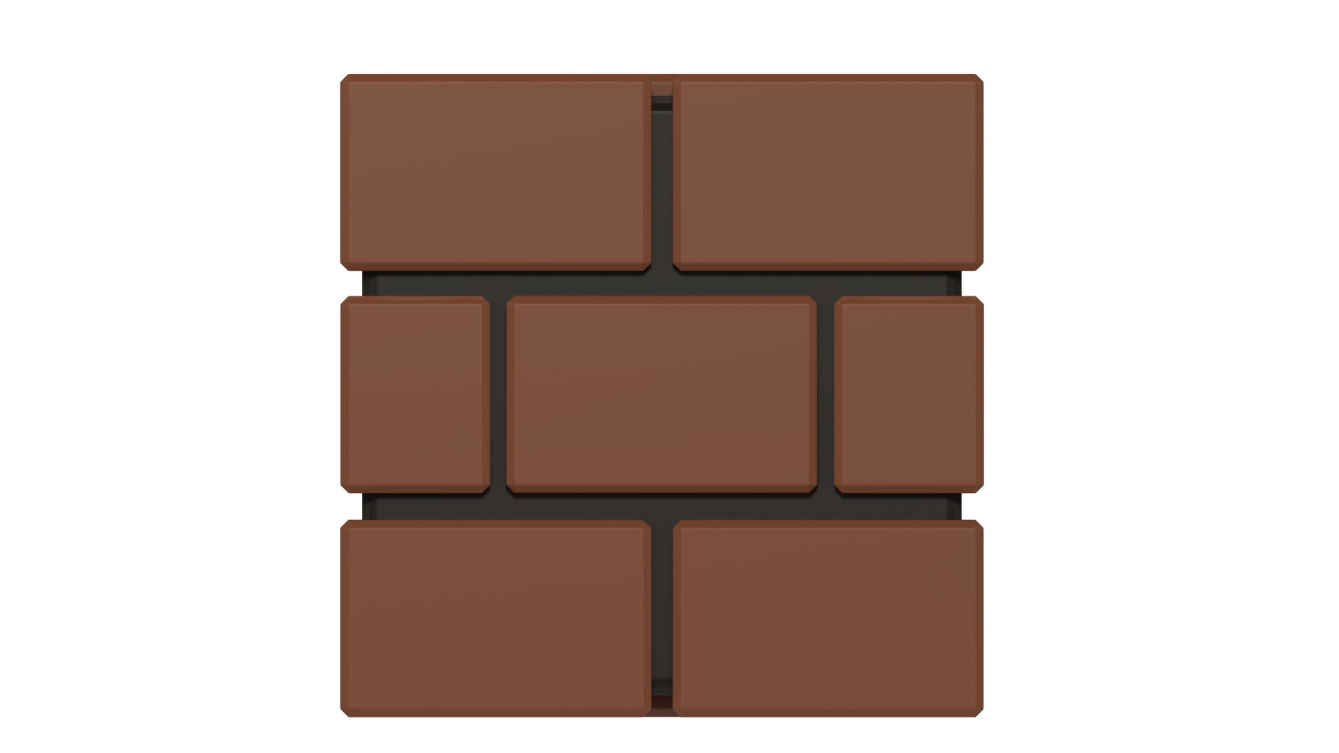 Realistic Mario Brick Block
