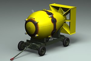 3d model wwii mark iii fatman