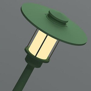 3ds max exterior lamp