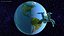 Stylized Earth with Faucet