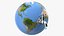 Stylized Earth with Faucet