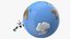 Stylized Earth with Faucet