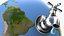 Stylized Earth with Faucet