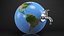 Stylized Earth with Faucet