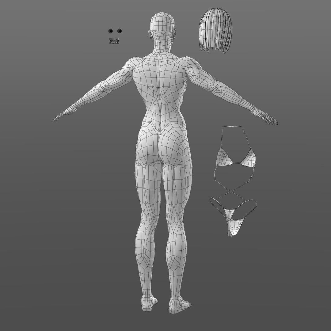 Female Bodybuilder 3d Lwo